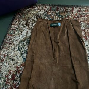 Ralph Lauren Vintage Suede Skirt never worn